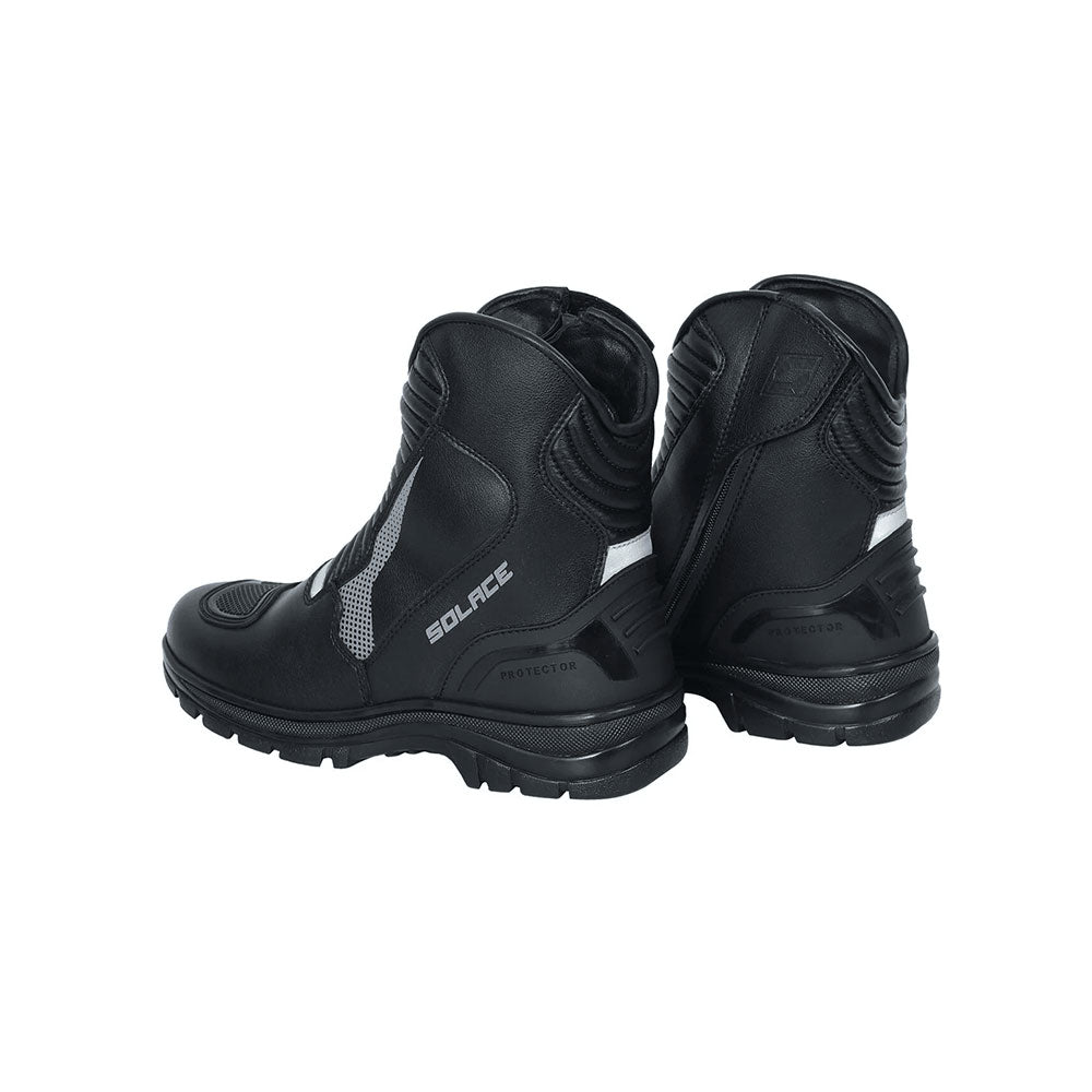 SOLACE Scout Motorcycle Boots (B.Grey)