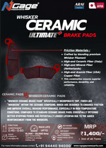 NGAGE Ceramic Brake Pads for Royal Enfield Continental GT / Interceptor 650
