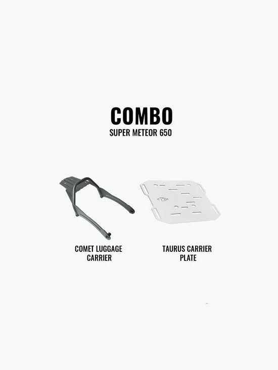 LEGUNDARY LCB Super Meteor 650 Combo Comet Luggage Carrier & Taurus Carrier Plate