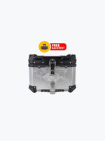 Fort Knox 45L Aluminium Top Case Silver - main shot