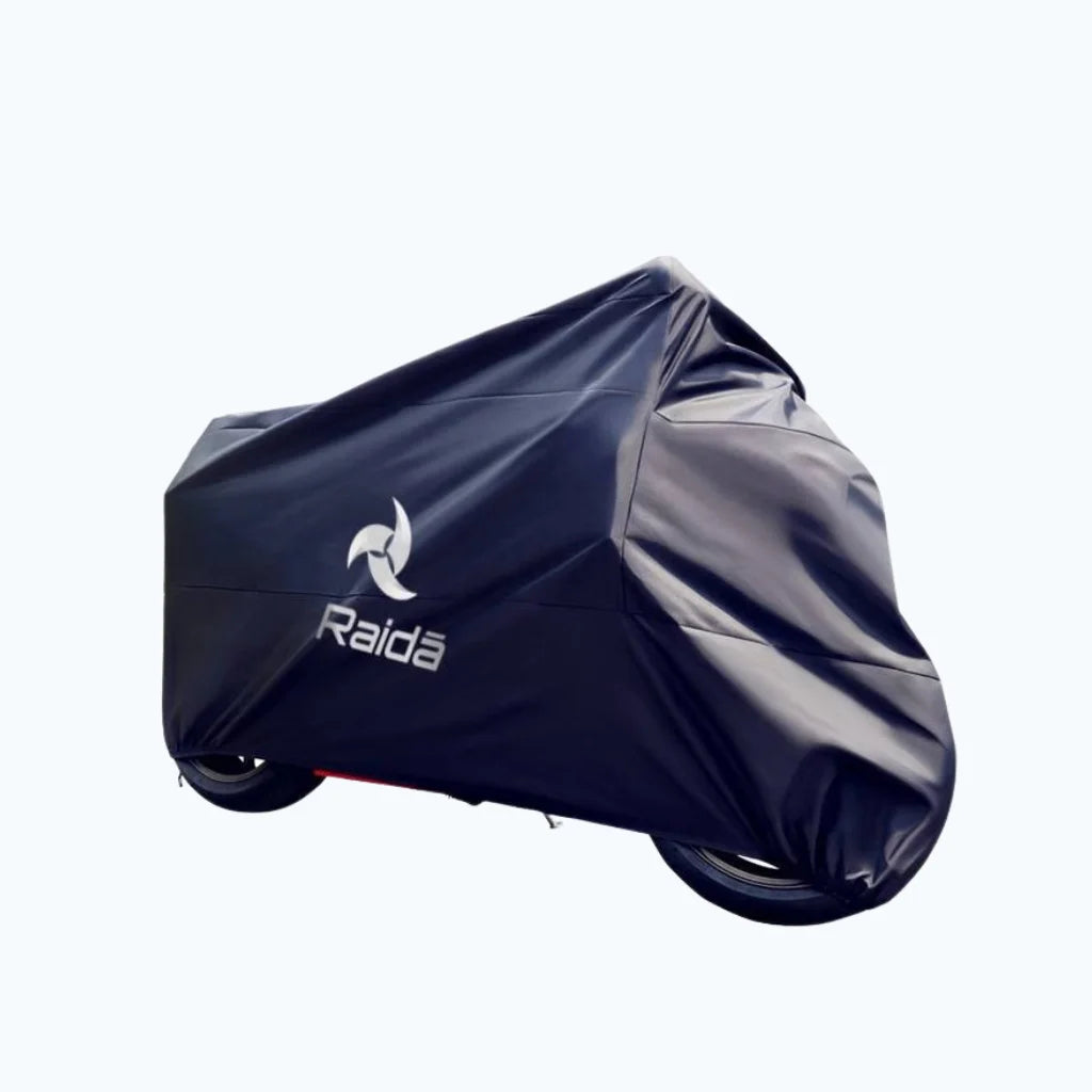 Raida RainPro Body Cover — 100% Waterproof Motorcycle Cover with Mirror Pockets