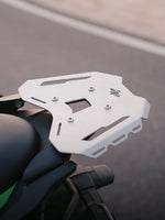 LEGUNDARY Haulier Rear Carrier Silver for Kawasaki Versys 650