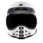 AXOR Retro Moto-X Helmet White