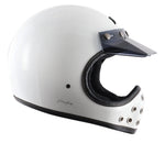 AXOR Retro Moto-X Helmet White
