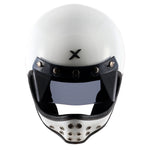 AXOR Retro Moto-X Helmet White