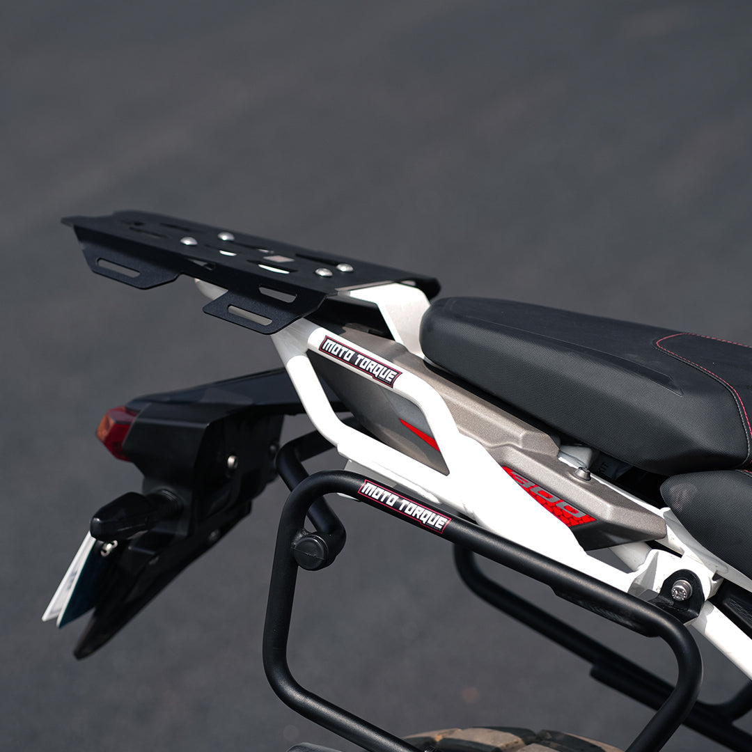 Back Carrier for TVS Apache RTX 300 - White