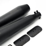 MotoTorque Bolt Pro Exhaust (Black) for Royal Enfield Interceptor 650 — Performance Slip-On
