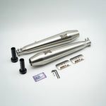 MotoTorque Bolt Pro Exhaust (Matte) for Royal Enfield Interceptor 650 — Performance Slip-On