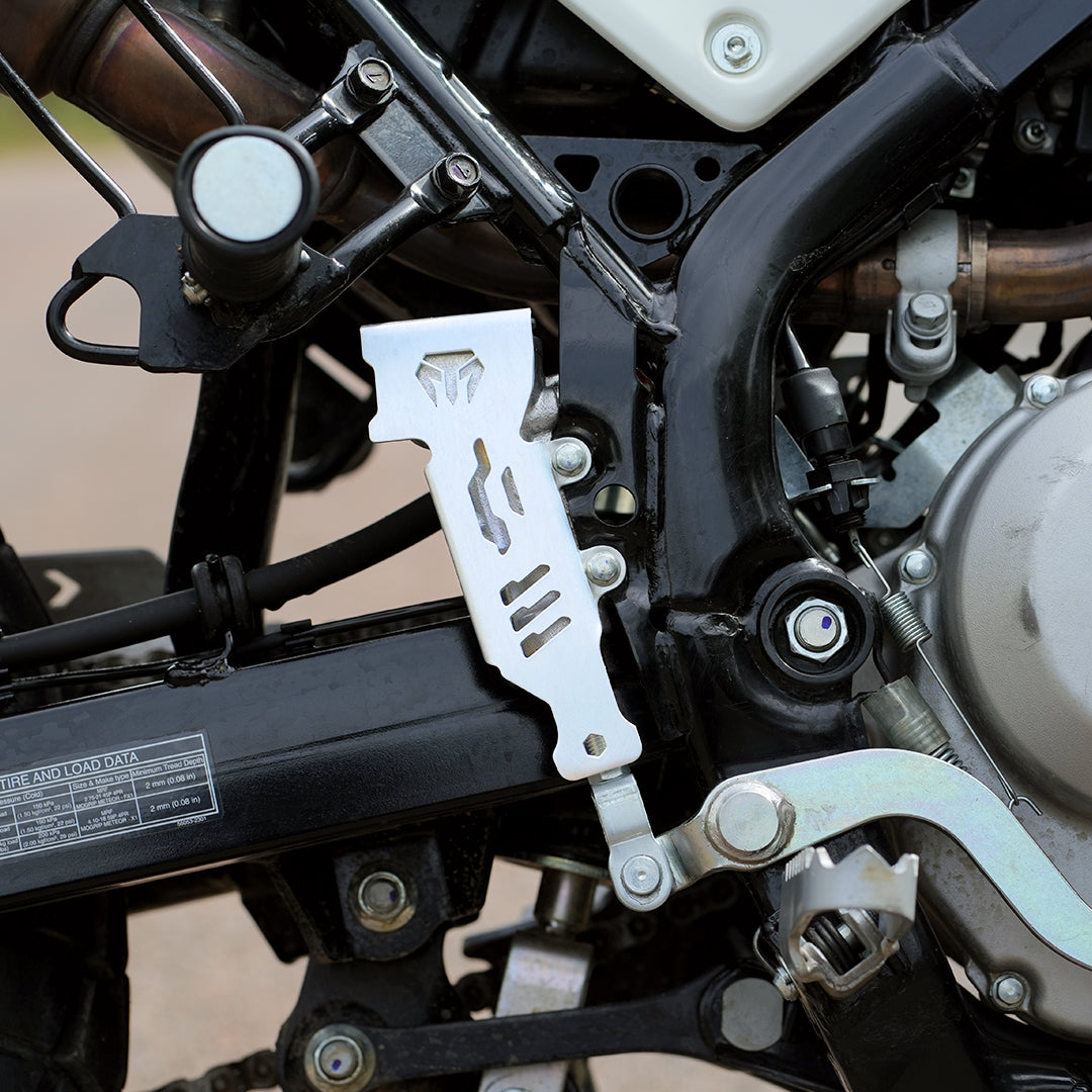 MotoTorque Aluminium Rear Master Cylinder Guard for Kawasaki KLX 230