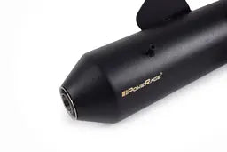 Powerage Slip-On Exhaust for Royal Enfield Hunter 350 — Black Finish