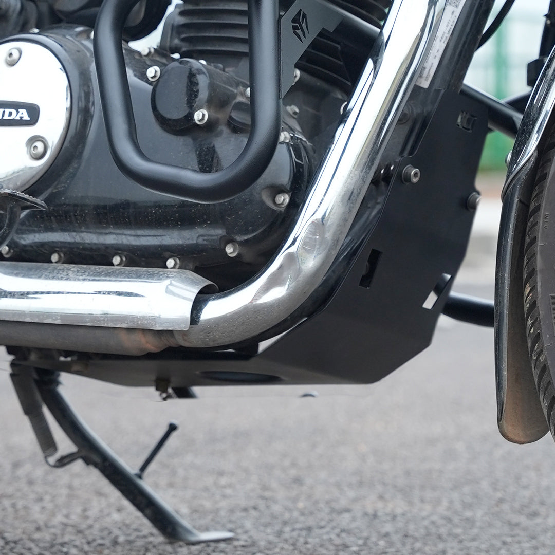 MotoTorque Engine Guard for Honda H'ness CB350 — Lower Frame & Case Protection