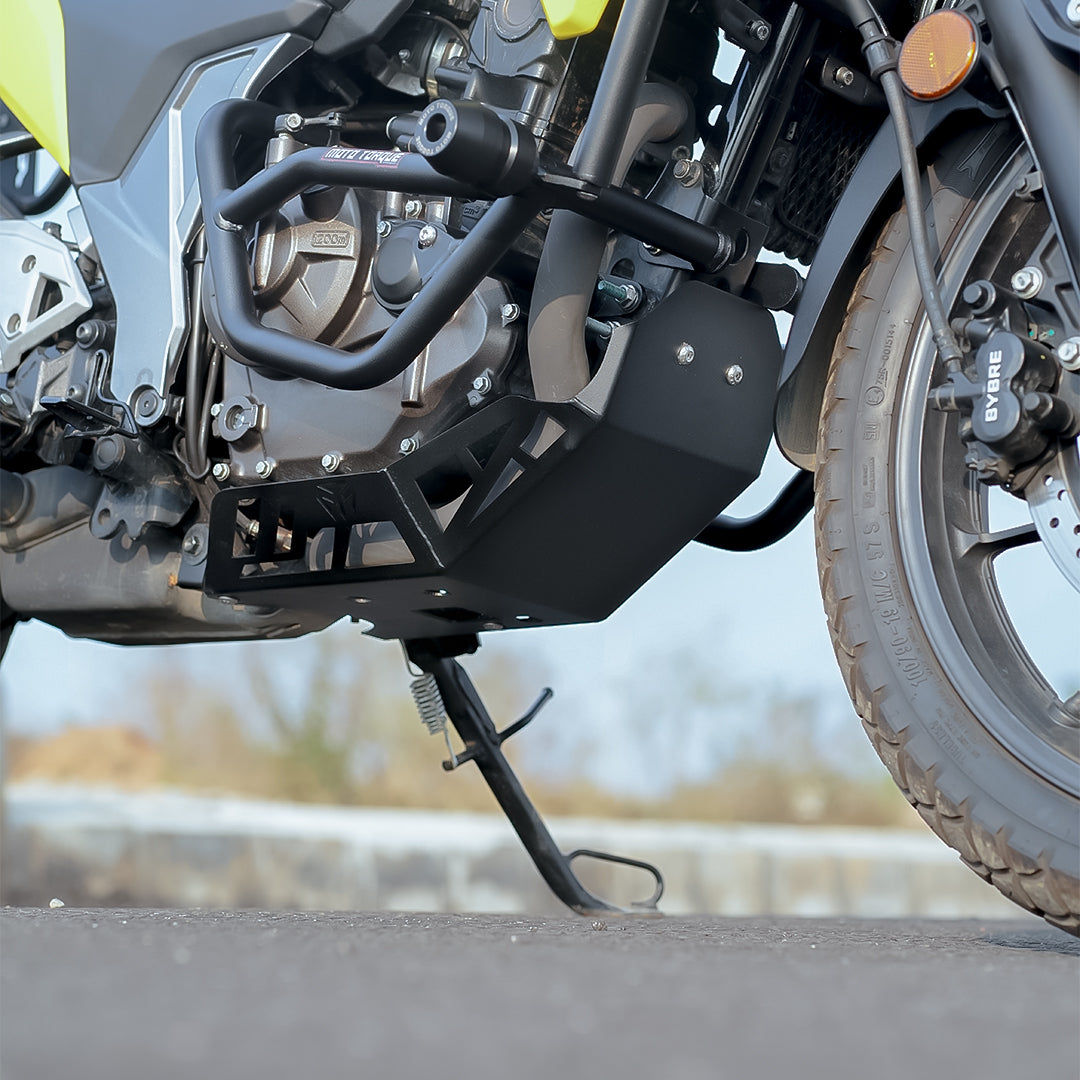 MotoTorque Badger Engine Guard for Suzuki V-Strom 250 — Lower Frame & Case Protection