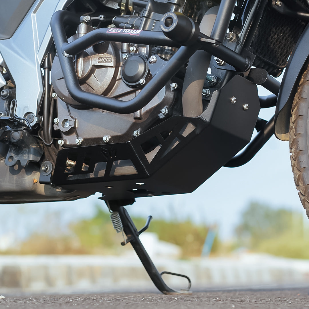 MotoTorque Badger Engine Guard for Suzuki V-Strom 250 — Lower Frame & Case Protection