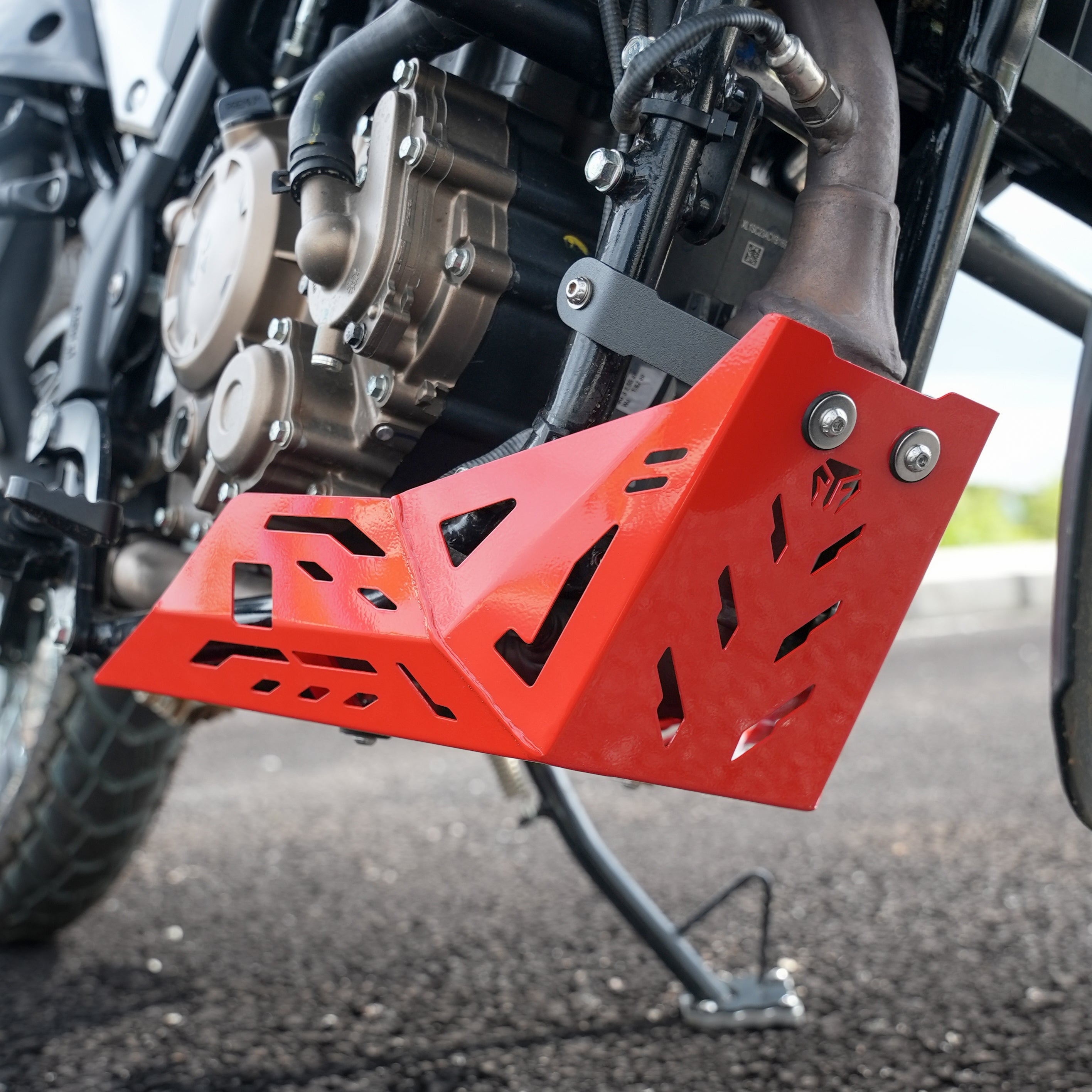 MotoTorque Engine Guard (Red) for Hero Xpulse 210 — Engine Protection