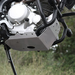 MotoTorque Sump Guard Aluminium v.1 for Kawasaki KLX 230 - fitted