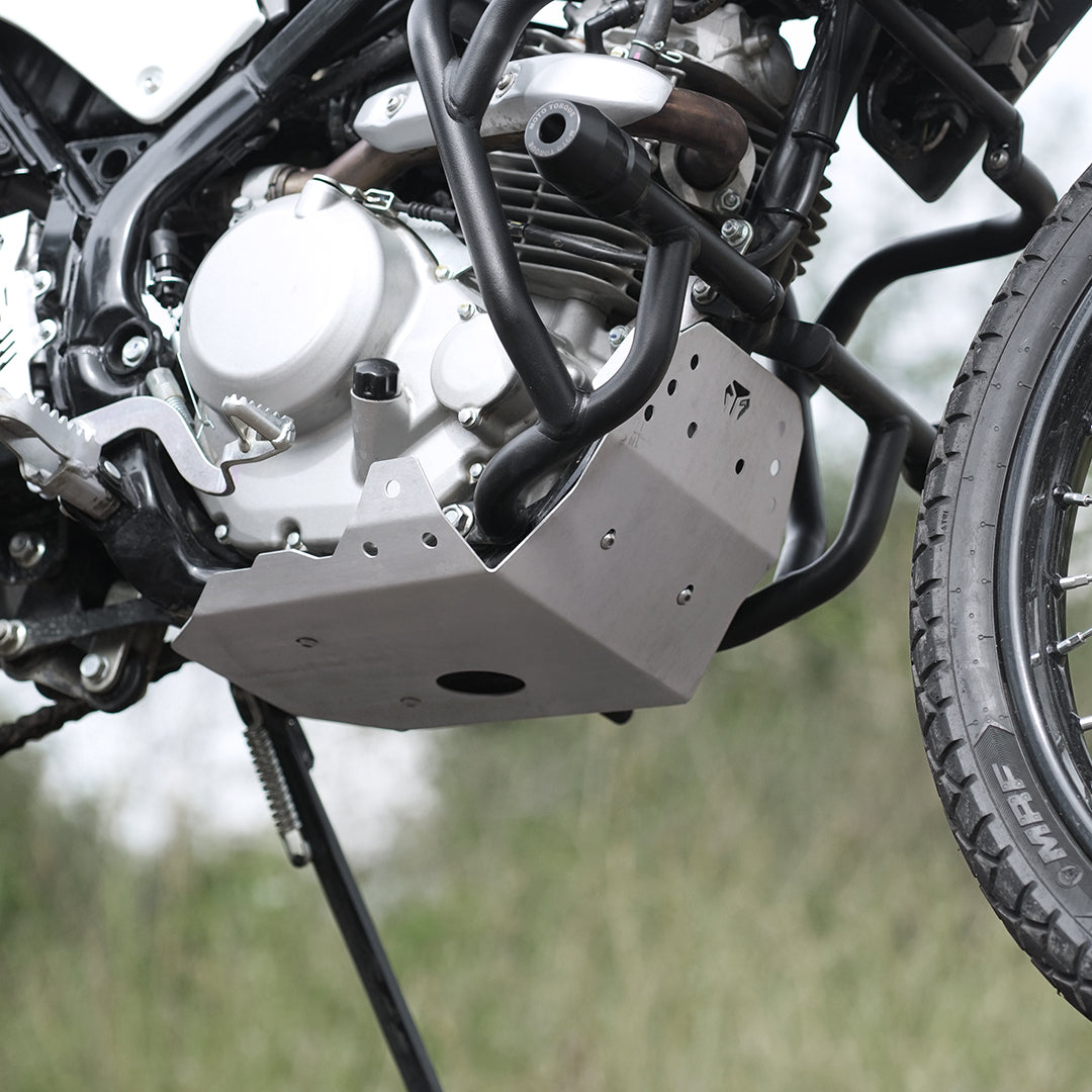 MotoTorque Sump Guard Aluminium v.1 for Kawasaki KLX 230