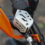 MotoTorque Front Master Cylinder Guard (Stainless Steel) for KTM 390 Adventure (2025) — Brake Reservoir Protection