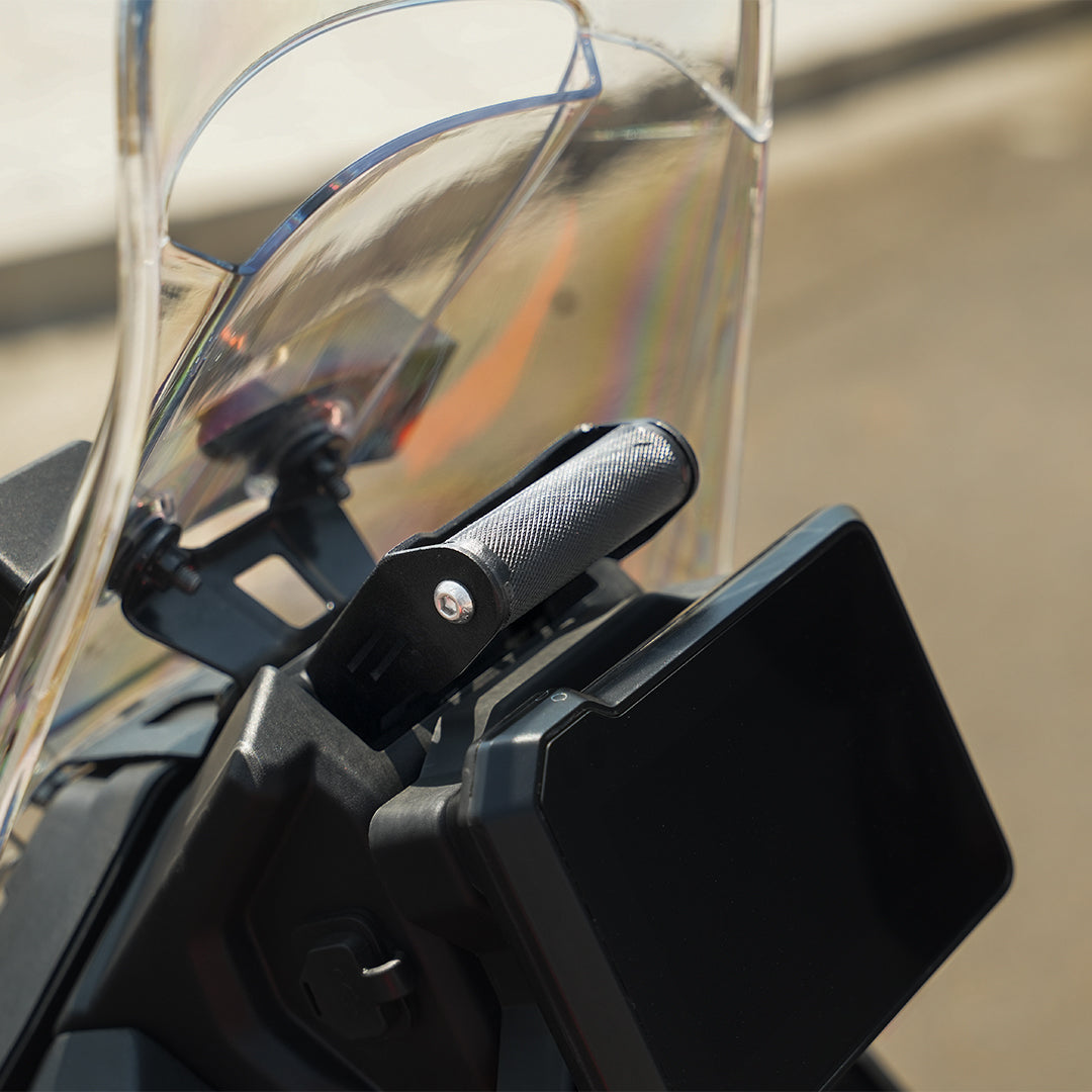MotoTorque GPS Mount (Black) for KTM 390 Adventure (2025) — Handlebar Navigation Mount
