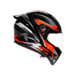 AGV K1 S Fastlap Black/Grey/Red full face helmet - view 3