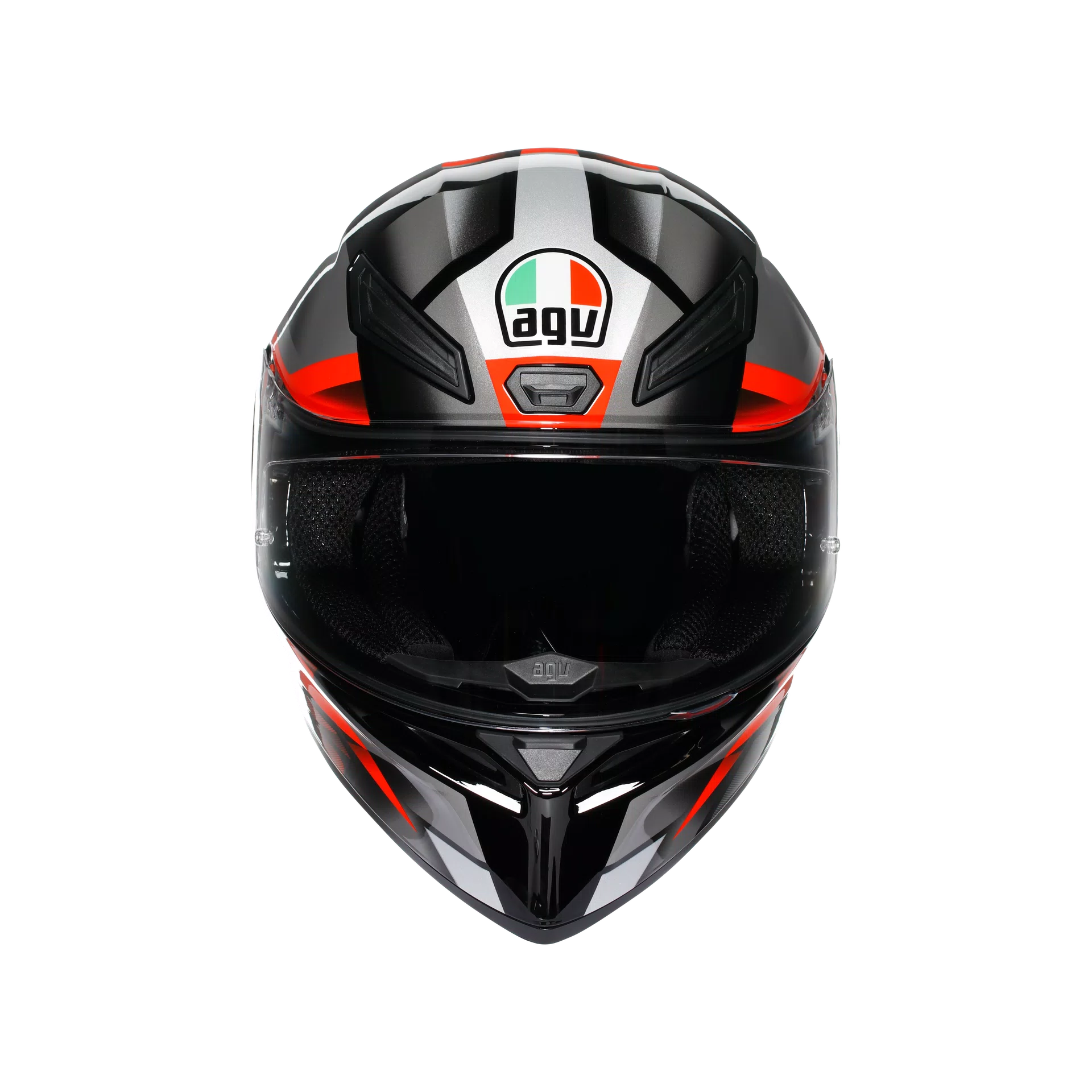 AGV K1 S Fastlap Black/Grey/Red full face helmet - view 2