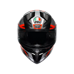 AGV K1 S Fastlap Black/Grey/Red full face helmet - view 2