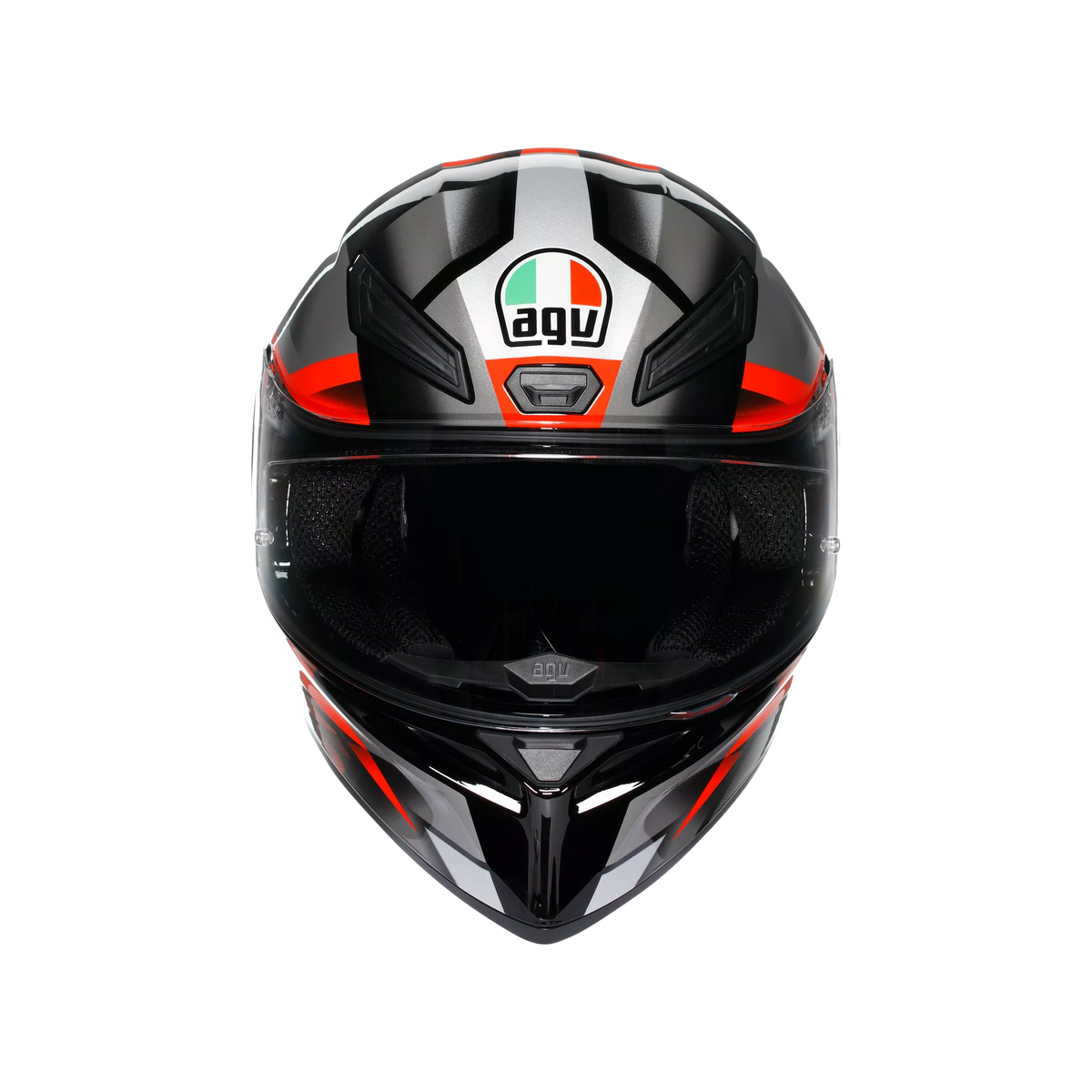 AGV K1 S Fastlap Black/Grey/Red full face helmet - view 2