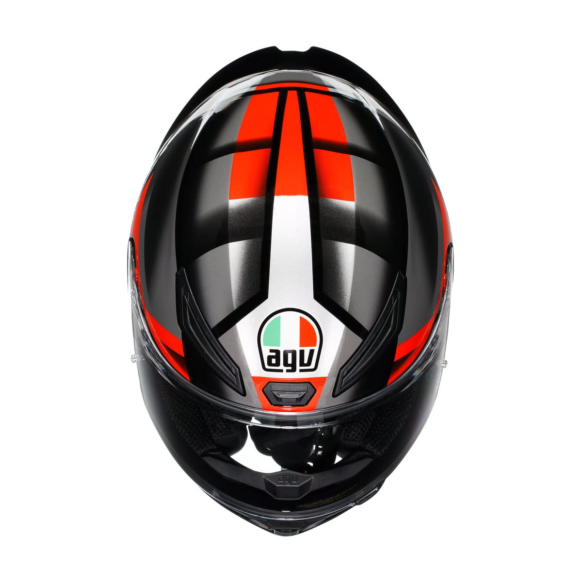 AGV K1 S Fastlap Black/Grey/Red full face helmet - view 7