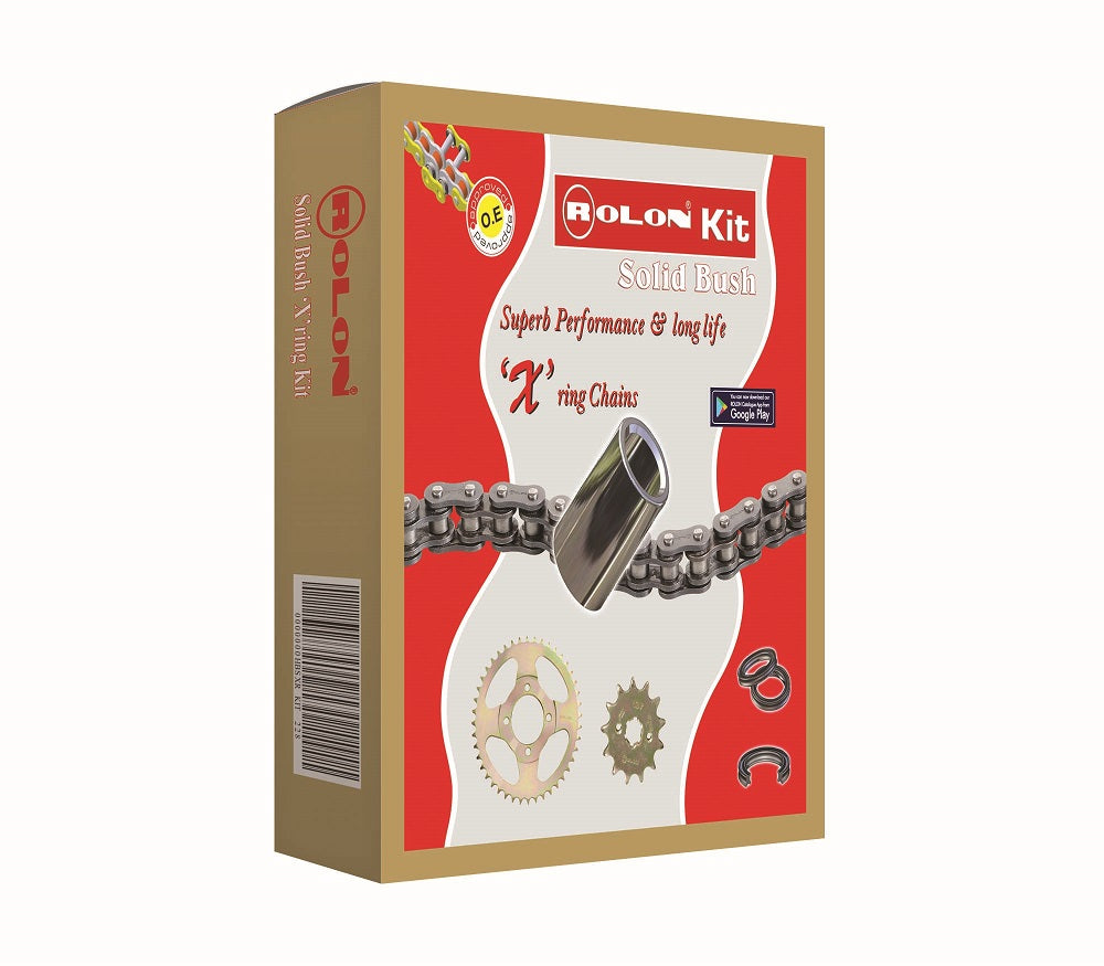 Rolon X-Ring Chain & Sprocket Kit for Jawa Standard / Jawa 42 — Kit HPXR 288