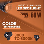 LGP DK-350 Mercedes Ultra Wide LED Fog Light – White/Yellow 60W