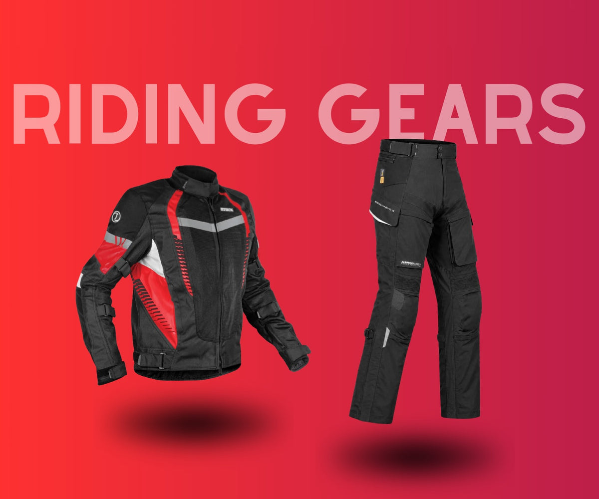 Riding gears: motorcycle jacket and pants