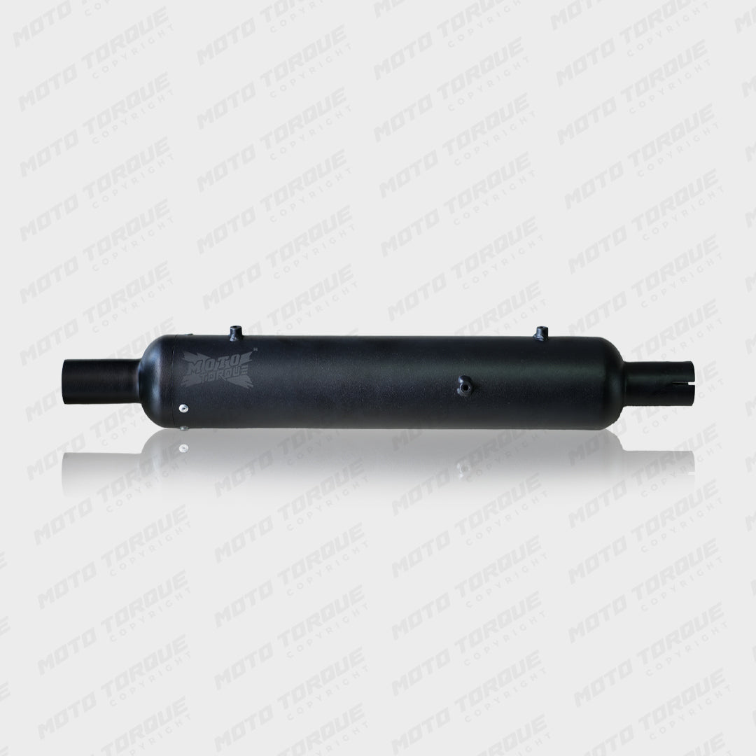 MotoTorque Replica Exhaust (Black) for Royal Enfield Classic 350 Reborn — Performance Slip-On