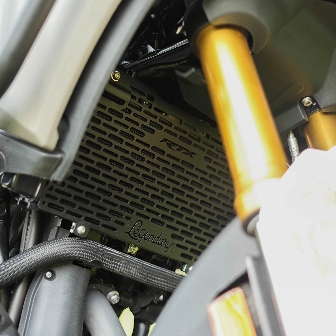 TVS Apache RTX 300 Vector Radiator Grill Black