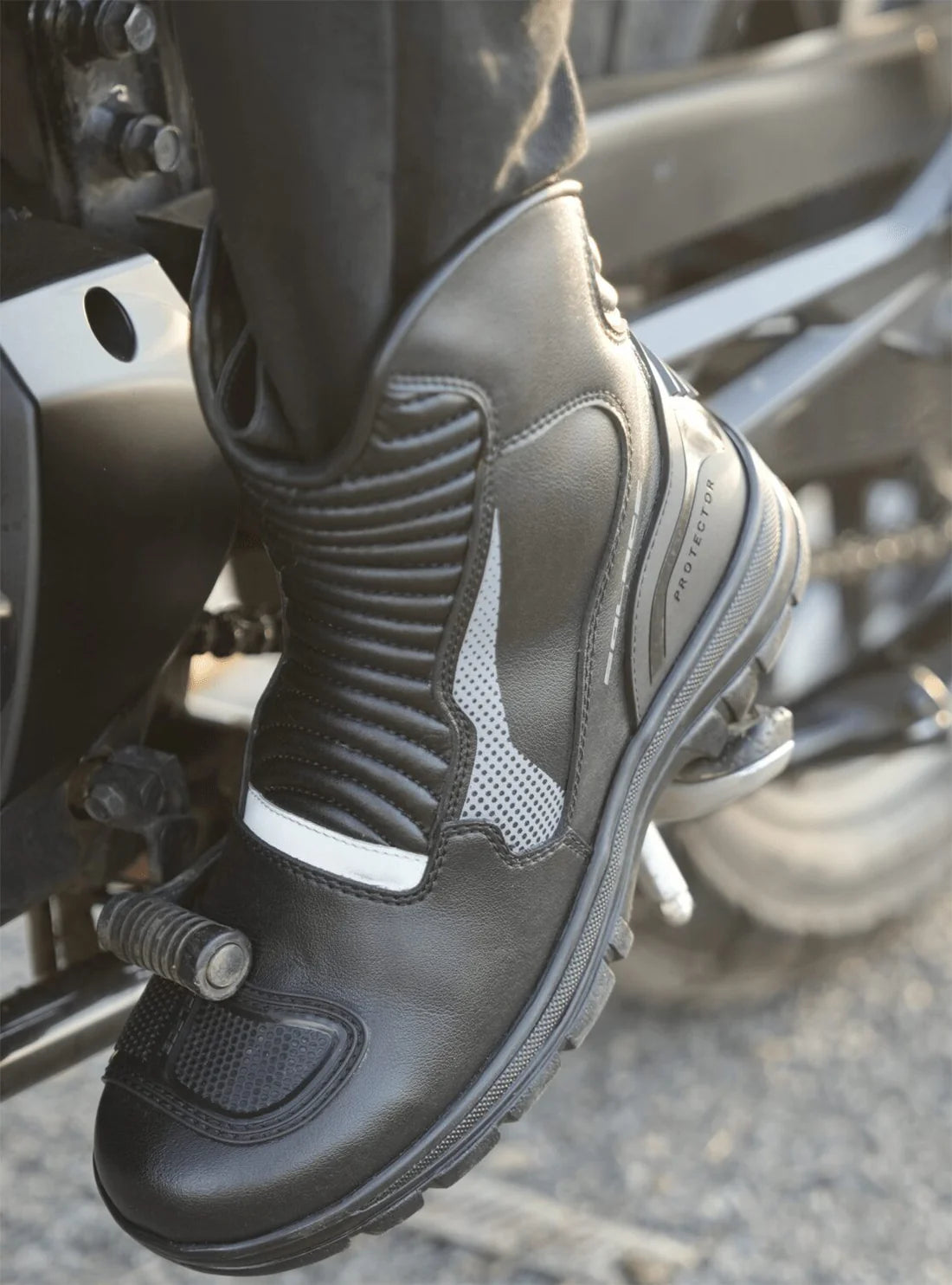 SOLACE Scout Motorcycle Boots (B.Grey)