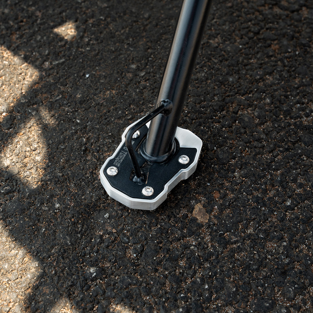 MotoTorque Side Stand Extender for KTM 390 Adventure (2025) — Kickstand Base Plate