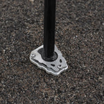 MotoTorque Side Stand Extender for Kawasaki KLX 230 - fitted