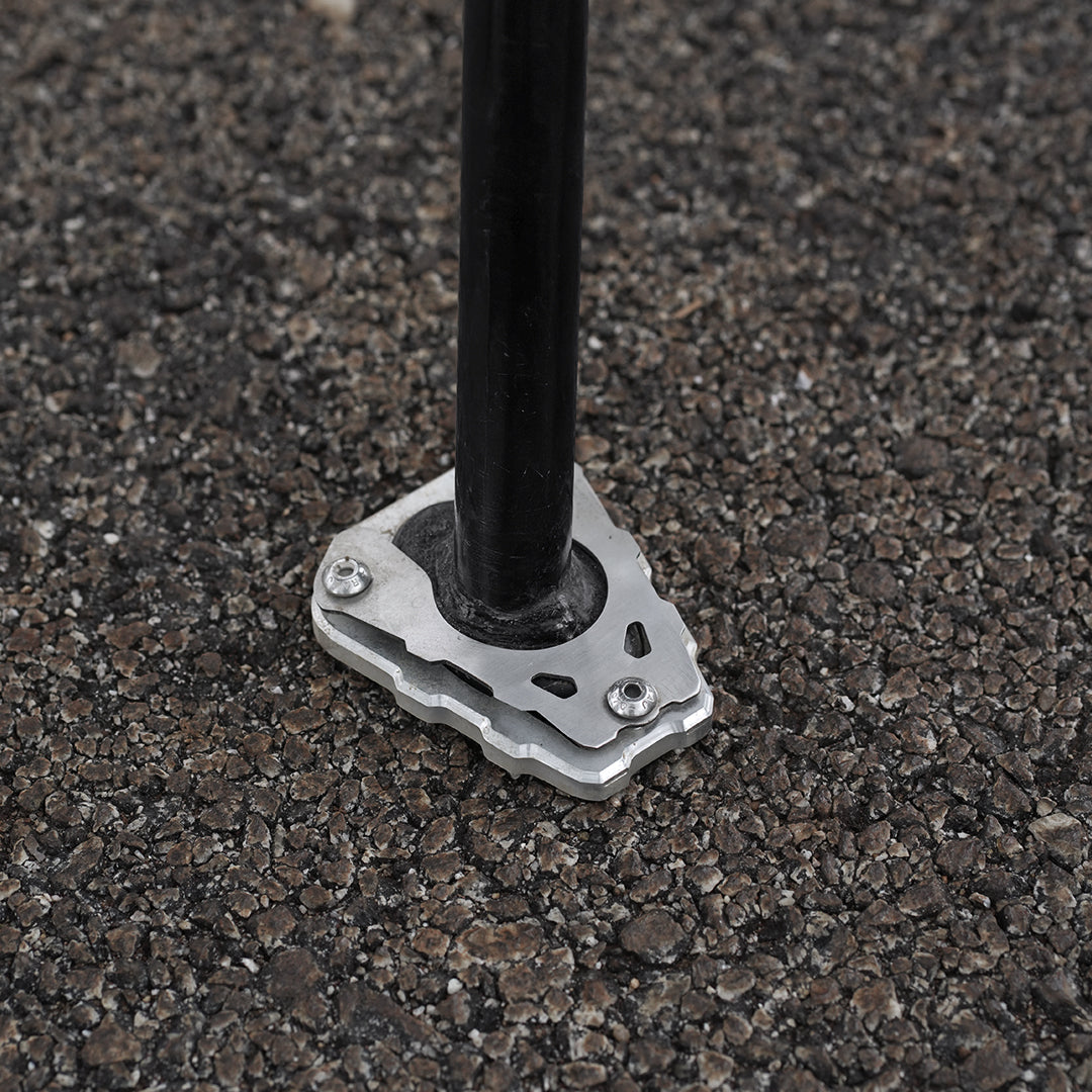 MotoTorque Side Stand Extender for Kawasaki KLX 230 - fitted