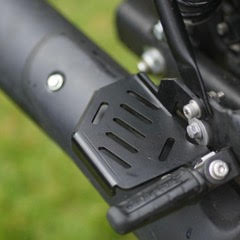 MotoTorque Footrest Set for RE Shotgun 650 - fitted