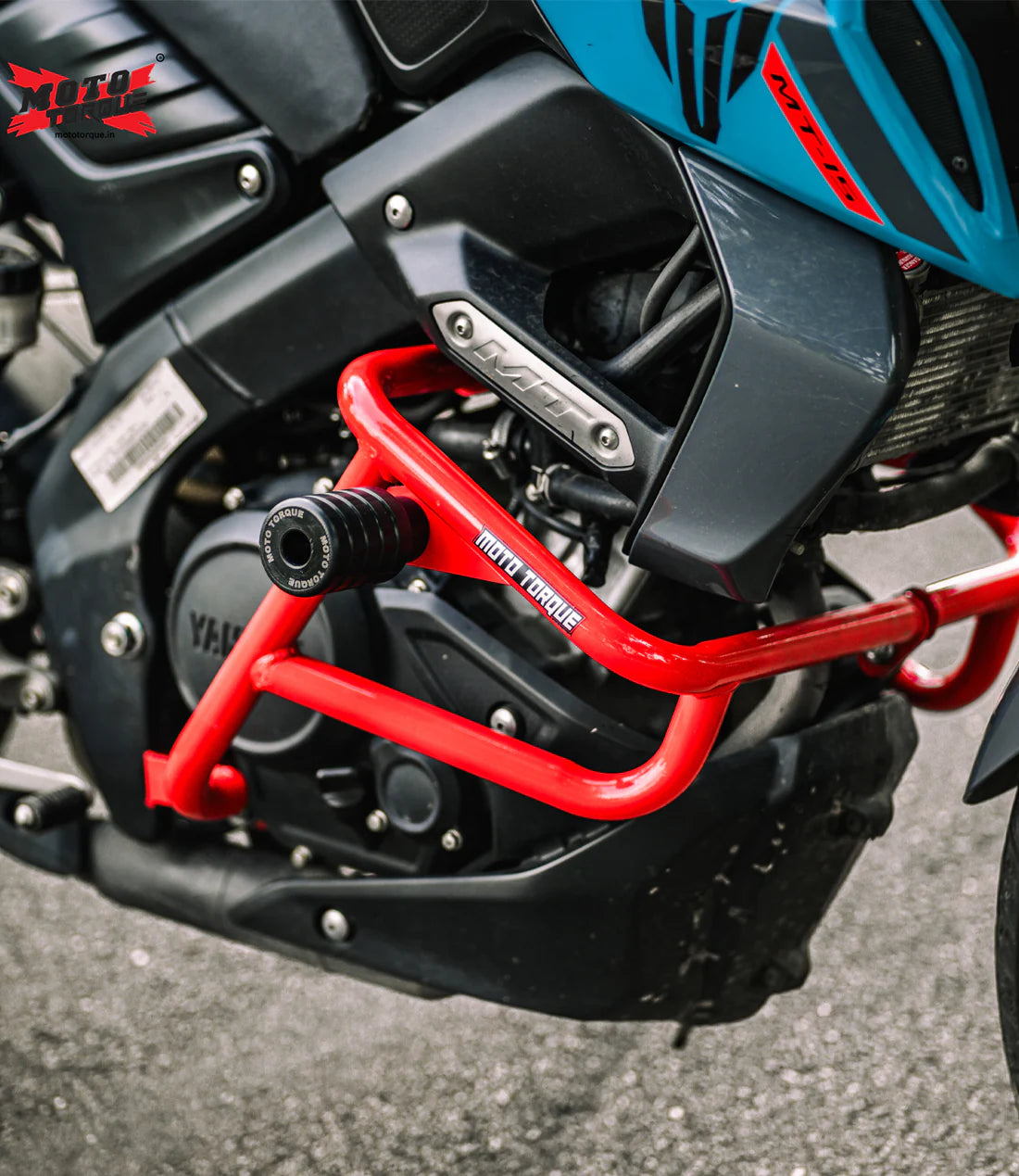 Alpha- Yamaha MT-15 Crash Guard V2.0 (Red)
