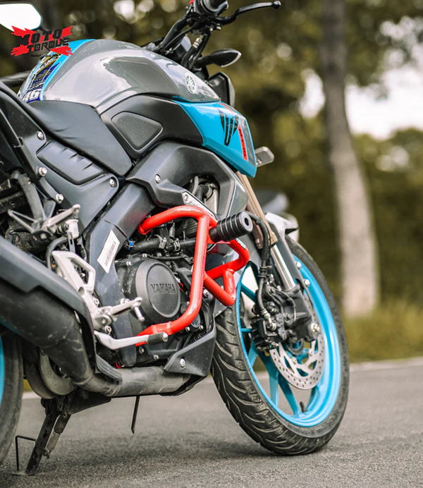 Alpha- Yamaha MT-15 Crash Guard V2.0 (Red)