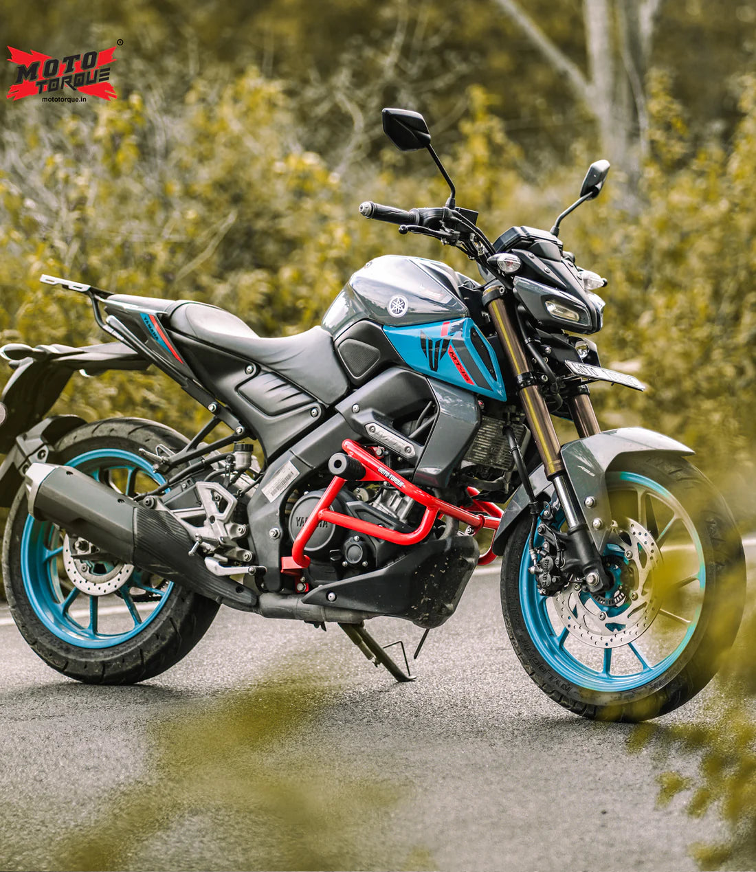 Alpha- Yamaha MT-15 Crash Guard V2.0 (Red)