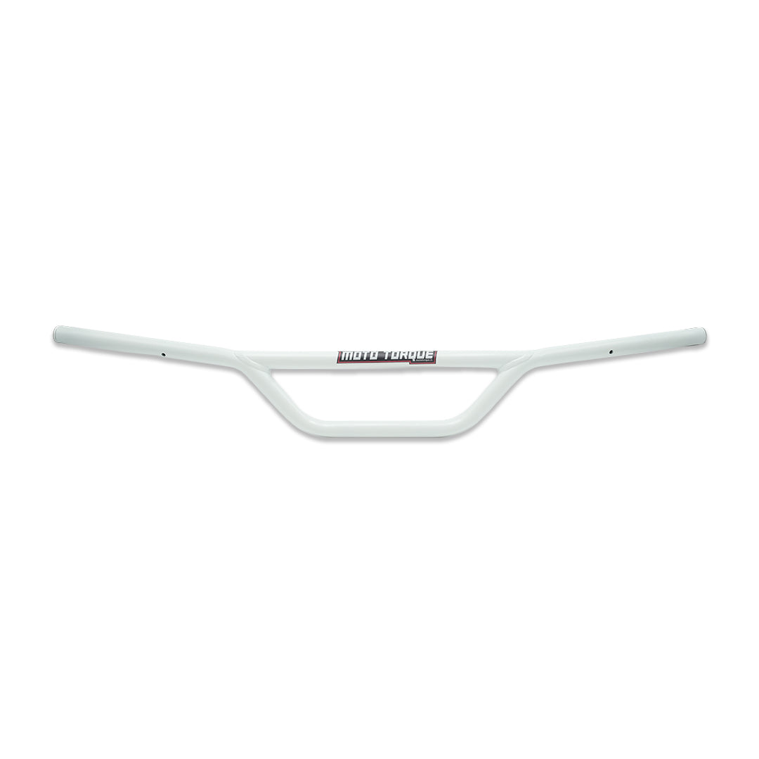 MotoTorque Handlebar with Clutch Cable (White) for Hero Xpulse 210 — Handlebar & Controls