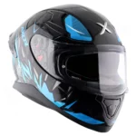 axor apex hunter black neon blue helmet 1