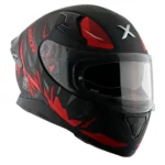 axor apex hunter dull black red helmet 1