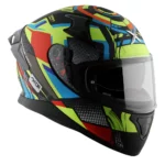 axor apex vivid dull black neon yellow helmet 1