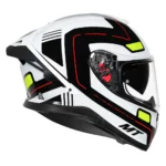 mt thunder3 pro atwell gloss white helmet 1