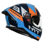 mt thunder3 pro calipso blue helmet 1