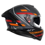 mt thunder3 pro damer matt black red helmet 1