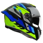 mt thunder4 ergo fluorescent yellow helmet 1