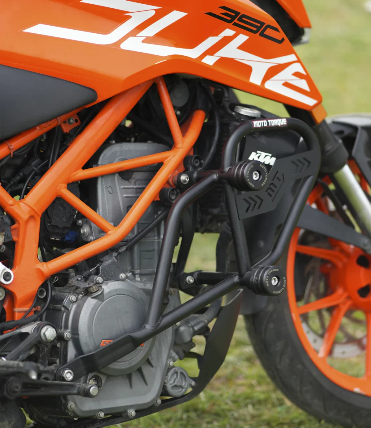 storm ktm duke 250/390 moto torque crash guard